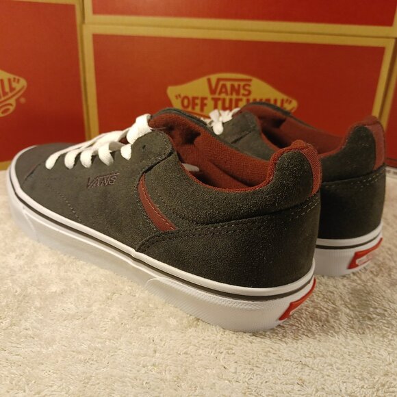 VANS Men's 6.5/Women's 8 Seldan Suede Raven/White VN0A4TZEAJI - Picture 2 of 12